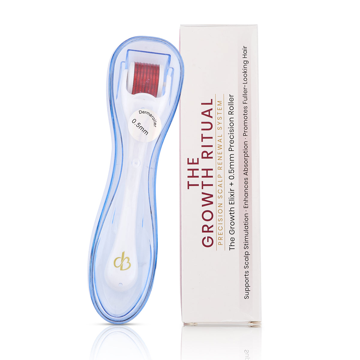 Dottie Beauty The Growth Ritual | Hair Growth Oil & Derma Roller Set | Peptide Scalp Serum for Thinning Hair | Vegan & Cruelty Free