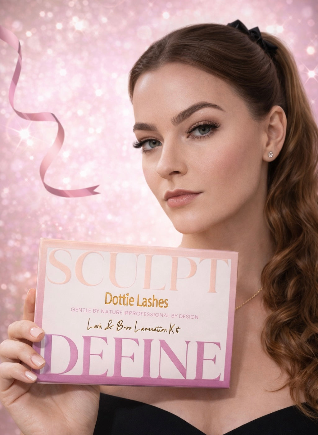 Dottie Lashes Lash & Brow Lamination Kit | DIY Lash Lift & Brow Lamination | 5 Applications | Lasts 6–8 Weeks | Cruelty Free